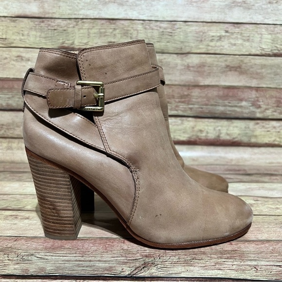 Coach Brown Leather Ankle Booties - Picture 3 of 8